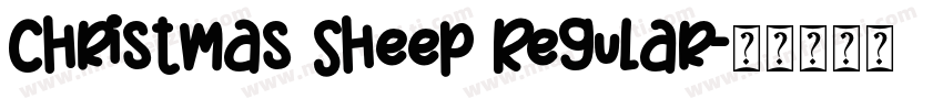 Christmas Sheep Regular字体转换